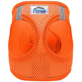 American River Solid Ultra Choke Free Dog Harness (Color: Hunter Orange, size: XX-Small)