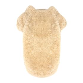 Soft Plush Pullover (Color: Cream, size: X-Small)